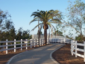 bicycle trail in Rancho Cucamonga